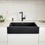 Vintera SILGRANIT 30" Single Bowl Apron-Front Farmhouse Sink - Coal Black, 526545