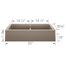 Vintera SILGRANIT 33" Double Bowl Apron-Front Farmhouse Sink - Truffle, 526553