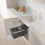 Precis SILGRANIT 24" Single Bowl Undermount Kitchen Sink - Soft White, 527402