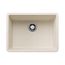 Precis SILGRANIT 24" Single Bowl Undermount Kitchen Sink - Soft White, 527402