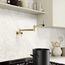 Blancoculina II Wall-Mounted Pot Filler w/ 2 Single-Lever Handles, 1.5 GPM - Satin Gold, 527488