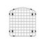 Stainless Steel Sink Grid for Diamond Bar Sinks, 221012
