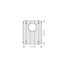 Stainless Steel Sink Grid for Formera 1-3/4 Sink- Small Bowl, 237145
