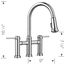 Empressa Bridge Pull-Down Dual-Spray Kitchen Faucet, 1.5 GPM - Chrome, 442504