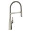 Rivana Semi-Pro Pull-Down Dual-Spray Kitchen Faucet, 1.5 GPM - Satin Platinum, 443248