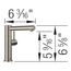 Alta II Beverage Faucet, Cold Water Only, 1.5 GPM - Satin Platinum, 443257