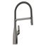 Rivana Semi-Pro Pull-Down Dual-Spray Kitchen Faucet, 1.5 GPM - Satin Dark Steel, 443266