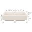 Vintera SILGRANIT 33" Equal Double Bowl Apron Sink - Soft White, 527409