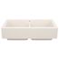 Vintera SILGRANIT 33" Equal Double Bowl Apron Sink - Soft White, 527409