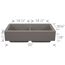 Vintera SILGRANIT 33" Equal Double Bowl Apron Sink - Volcano Gray, 527418