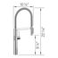 Blancoculina II Sensor Pull-Down Dual-Spray Kitchen Faucet, 1.5 GPM - Chrome, 527471