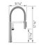 Blancoculina II Mini Pull-Down Dual-Spray Kitchen Faucet, 1.5 GPM - Chrome, 527480