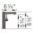 Alta II Beverage Faucet, Cold Water Only, 1.5 GPM - Satin Dark Steel, 527567