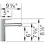 Alta II Bar Faucet, 1.5 GPM - PVD Steel, 527569