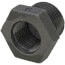 1/2" x 3/8" Black Bushing
