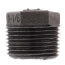 1" x 1/8" Black Bushing
