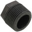 1" x 1/4" Black Bushing
