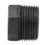 1" x 3/8" Black Bushing
