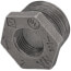 1" x 1/2" Black Bushing