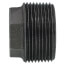 1-1/4" x 3/8" Black Bushing