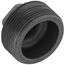 1-1/2" x 1/8" Black Bushing