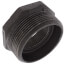 3" x 2" Black Bushing