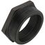 4" x 3" Black Bushing