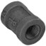 1/8" Black Coupling