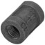 1/8" Black Coupling