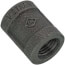 1/4" Black Coupling