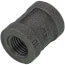 1/4" Black Coupling