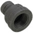 1/2" x 1/8" Black Reducing Coupling