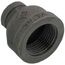 1" x 3/8" Black Reducing Coupling