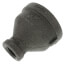 1-1/4" x 3/8" Black Reducing Coupling