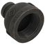 1-1/4" x 3/8" Black Reducing Coupling