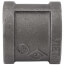 1-1/4" Black Coupling