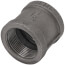 1-1/4" Black Coupling