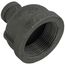 1-1/2" x 3/8" Black Reducing Coupling