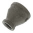 1-1/2" x 3/4" Black Reducing Coupling