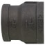 1-1/2" x 1-1/4" Black Reducing Coupling