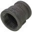1-1/2" x 1-1/4" Black Reducing Coupling