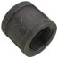 1-1/2" Black Coupling