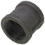 1-1/2" Black Coupling