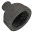 2-1/2" x 3/4" Black Reducing Coupling