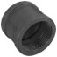 2-1/2" Black Coupling