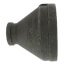 4" x 1-1/4" Black Reducing Coupling