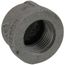 3/8" Black Cap