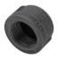 1" Black Cap