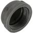 2-1/2" Black Cap