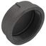 4" Black Cap
